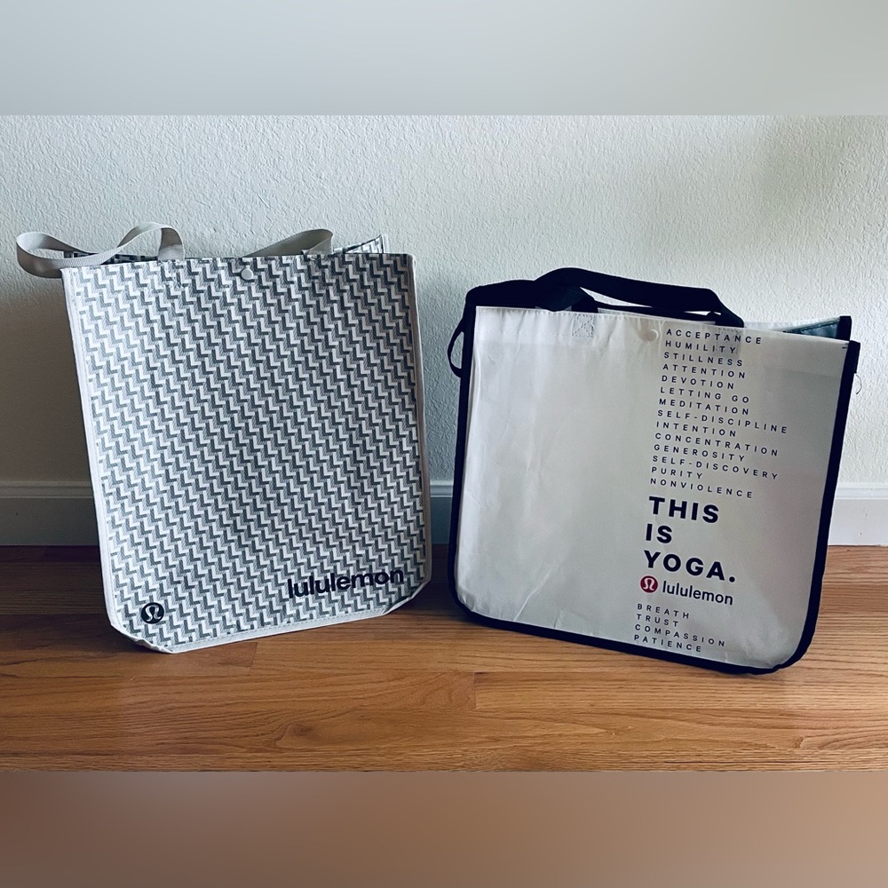 Lululemon Large Shopping Bags